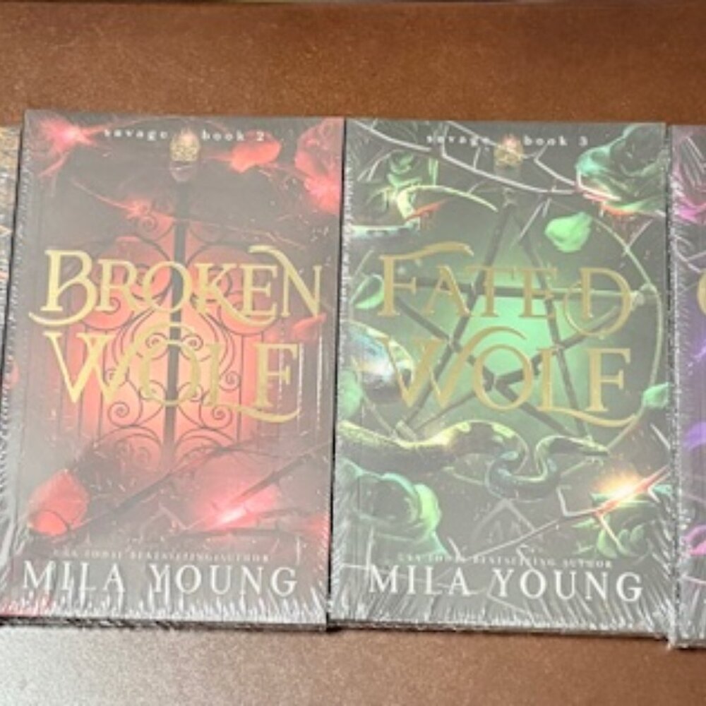 NWT Savage Sector 4 Book Bundle Paperback Special Edition - Mila Young - Sealed